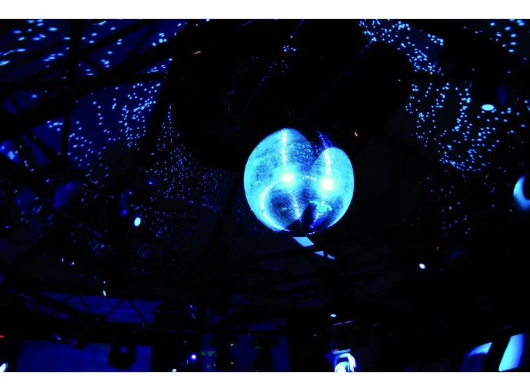 EUROLITE Mirror ball set 20cm with pinspot 